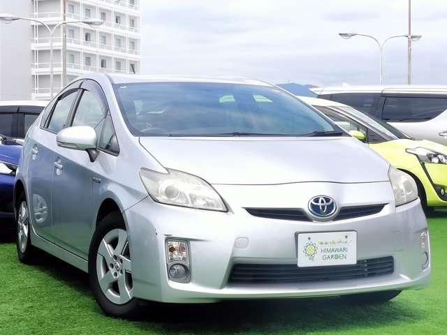 Ref:AUX-25074114 TOYOTA PRIUS 2010 1 2010 Toyota Prius silver hybrid used car Japan export