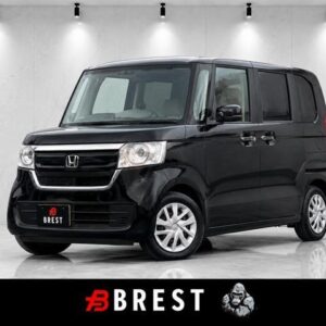 2019 Honda N-Box black gasoline used car Japan export