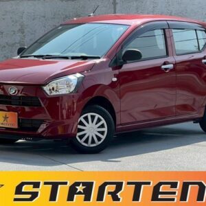 2022 Daihatsu Mira E:S red gasoline used car Japan export