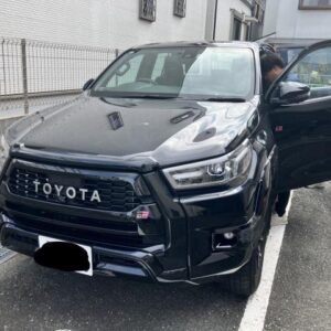 2023 Toyota Hilux black diesel used car Japan export