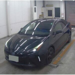2021 Toyota Prius black gasoline used car Japan export
