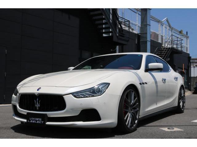 Ref:AUX-25076574 MASERATI GHIBLI 2015 1 2015 Maserati Ghibli pearl gasoline used car Japan export