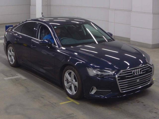 Ref:AUX-25076618 AUDI A6 2021 1 2021 Audi A6 blue gasoline used car Japan export