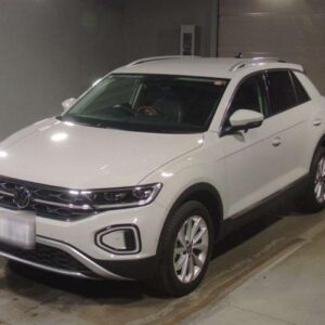 2025 Volkswagen T-Roc white gasoline used car Japan export