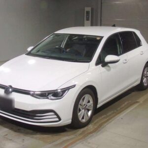 2021 Volkswagen Golf white gasoline used car Japan export