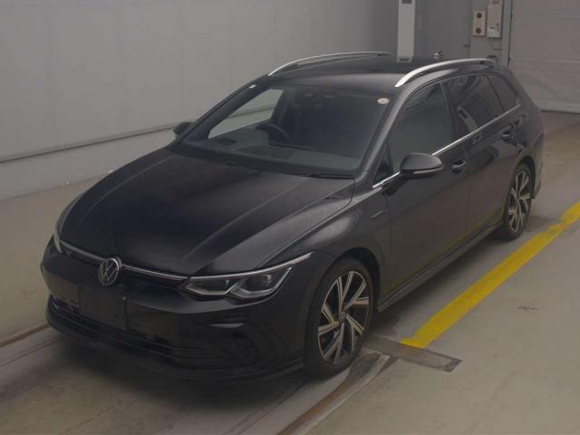 Ref:AUX-25076668 VOLKSWAGEN GOLF VARIANT 2023 1 2023 Volkswagen Golf Variant black diesel used car Japan export
