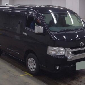 2020 Toyota Hiace Wagon black gasoline used car Japan export