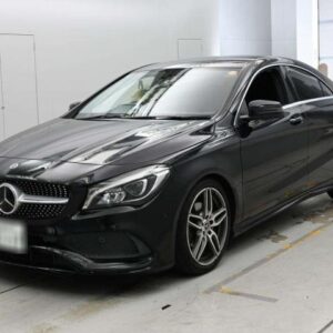 2018 Mercedes Benz Cla-Class black gasoline used car Japan export