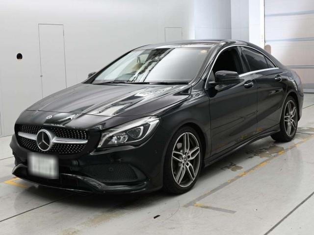 Ref:AUX-25076770 MERCEDES BENZ CLA-CLASS 2018 1 2018 Mercedes Benz Cla-Class black gasoline used car Japan export