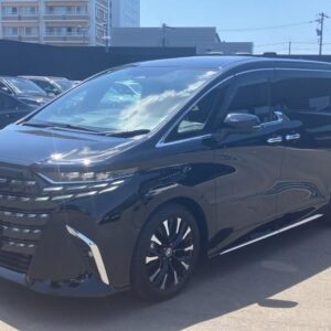 2023 Toyota Alphard Hybrid black gasoline used car Japan export