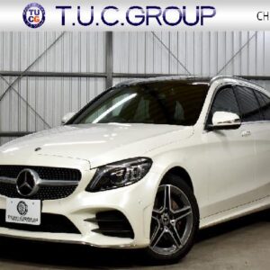 2019 Mercedes Benz C-Class white diesel used car Japan export