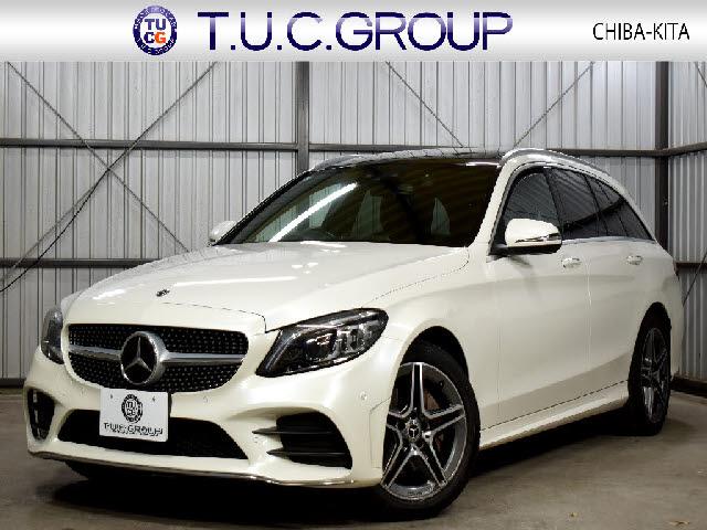 Ref:AUX-25081121 MERCEDES BENZ C-CLASS 2019 1 2019 Mercedes Benz C-Class white diesel used car Japan export