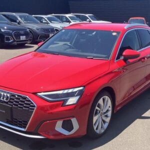 2021 Audi A3 red gasoline used car Japan export