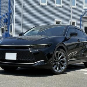2023 Toyota Crown Crossover black hybrid used car Japan export