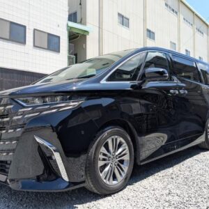 2025 Toyota Alphard black gasoline used car Japan export