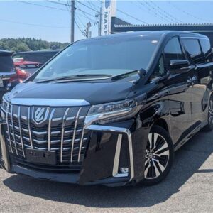 2020 Toyota Alphard black gasoline used car Japan export