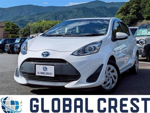 Ref:AUX-25081490 TOYOTA AQUA 2019 1 2019 Toyota Aqua white gasoline used car Japan export