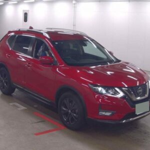 2021 Nissan X-Trail red gasoline used car Japan export