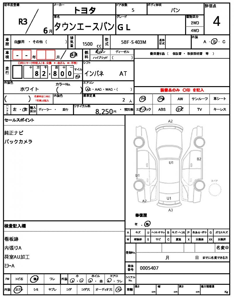 Ref:AUX-25083721 TOYOTA TOWNACE VAN 2021 10 Ref:AUX-25083721 TOYOTA TOWNACE VAN 2021 - Image 10