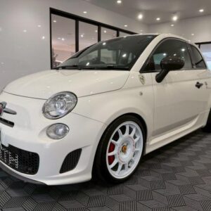 2014 Abarth Abarth 595 white gasoline used car Japan export