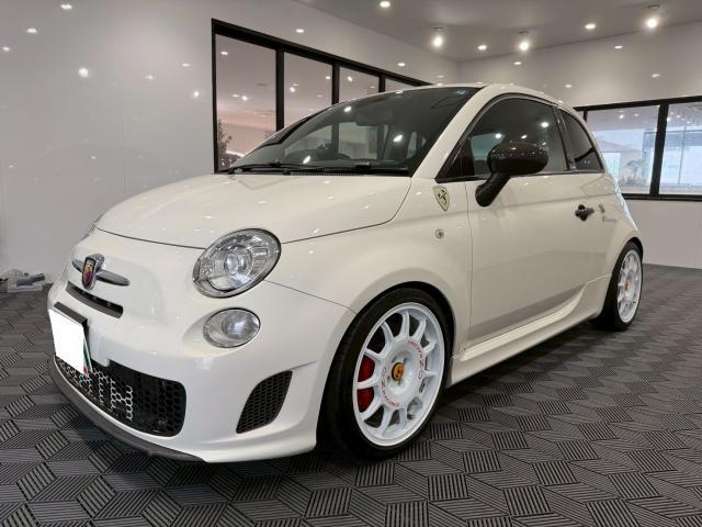Ref:AUX-25085685 ABARTH ABARTH 595 2014 1 2014 Abarth Abarth 595 white gasoline used car Japan export