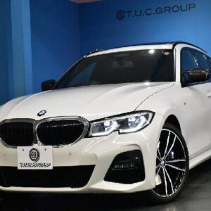 2021 Bmw 3 Series white diesel used car Japan export