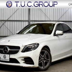 2019 Mercedes Benz C-Class white diesel used car Japan export