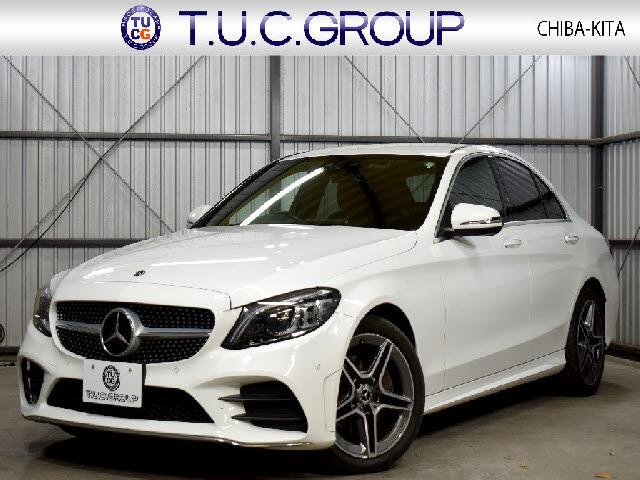 Ref:AUX-25085966 MERCEDES BENZ C-CLASS 2019 1 2019 Mercedes Benz C-Class white diesel used car Japan export