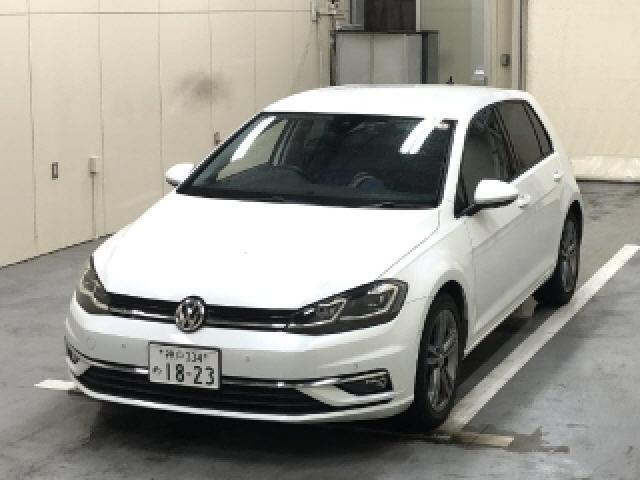 Ref:AUX-25090431 VOLKSWAGEN GOLF 2020 1 2020 Volkswagen Golf white gasoline used car Japan export