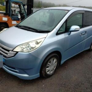 2008 Honda Stepwagon blue gasoline used car Japan export