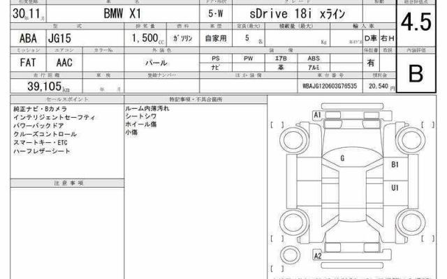 Ref:AUX-25090699 BMW X1 2018 6 Ref:AUX-25090699 BMW X1 2018 - Image 6