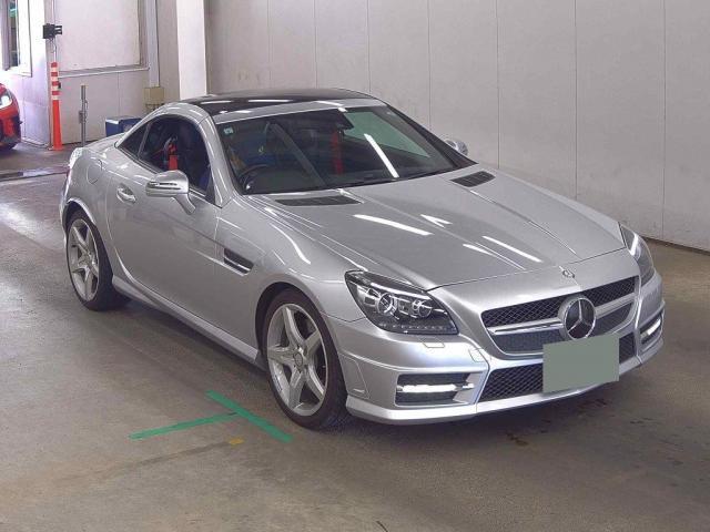 Ref:AUX-25090707 MERCEDES BENZ SLK 2015 1 2015 Mercedes Benz Slk gray gasoline used car Japan export