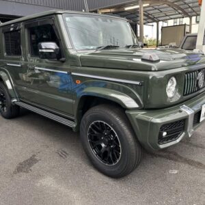 2026 Suzuki Jimny Nomade green gasoline used car Japan export