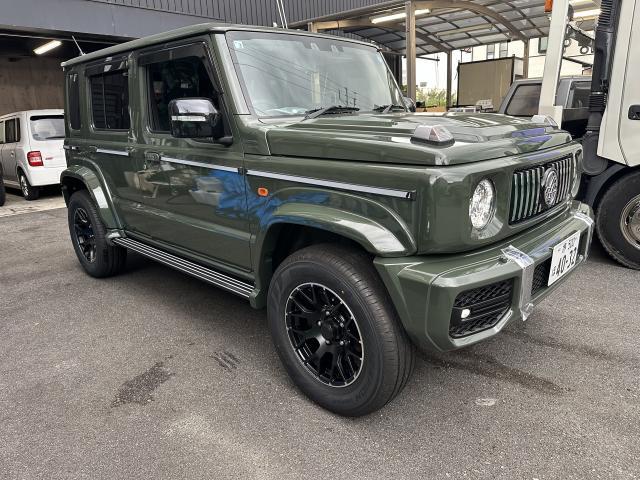 Ref:AUX-25090708 SUZUKI JIMNY NOMADE 2026 1 2026 Suzuki Jimny Nomade green gasoline used car Japan export
