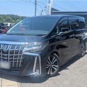 2019 Toyota Alphard black gasoline used car Japan export