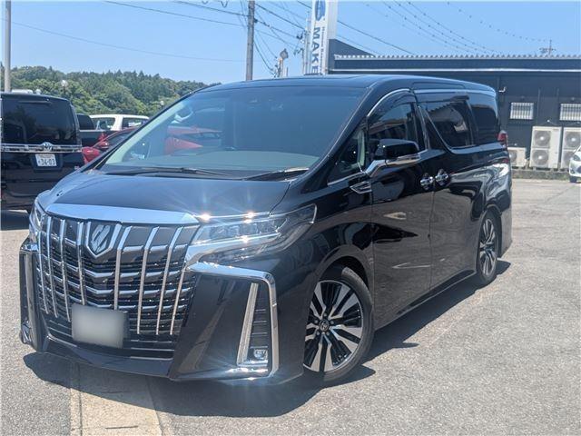 Ref:AUX-25096651 TOYOTA ALPHARD 2019 1 2019 Toyota Alphard black gasoline used car Japan export