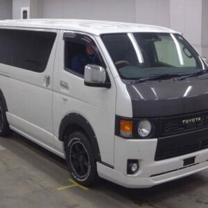 2020 Toyota Hiace Van pearl diesel used car Japan export