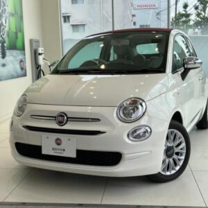2019 Fiat 500C white gasoline used car Japan export