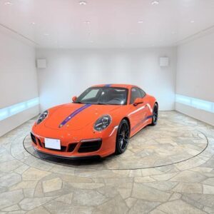 2017 Porsche 911 orange gasoline used car Japan export