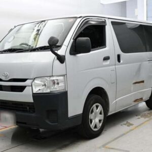 2021 Toyota Hiace Van red diesel used car Japan export