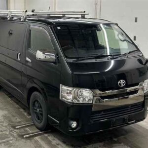 2019 Toyota Regius Ace Van black diesel used car Japan export