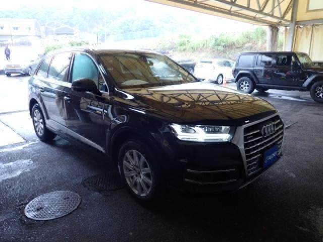 Ref:AUX-25097494 AUDI Q7 2019 1 2019 Audi Q7 black gasoline used car Japan export