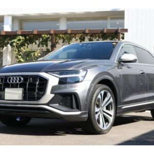 2019 Audi Q8 gray gasoline used car Japan export