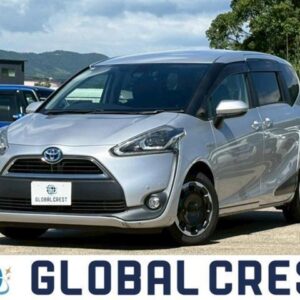 2018 Toyota Sienta silver gasoline used car Japan export