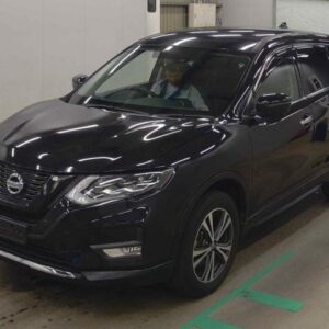 2017 Nissan X-Trail black gasoline used car Japan export