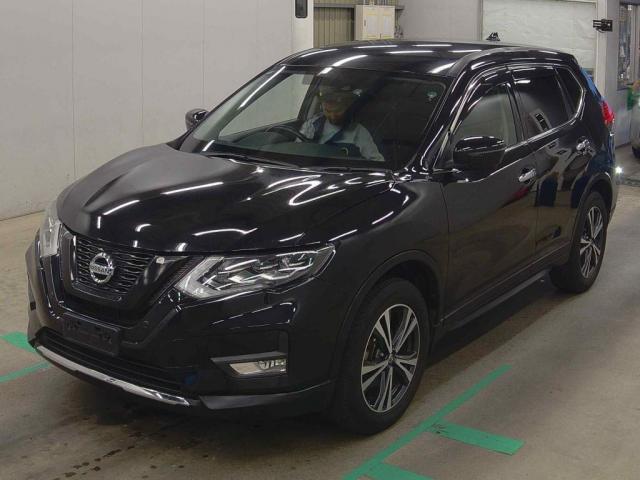 Ref:AUX-25102327 NISSAN X-TRAIL 2017 1 2017 Nissan X-Trail black gasoline used car Japan export