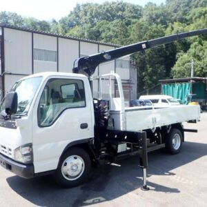 2007 Isuzu Elf Truck white diesel used car Japan export