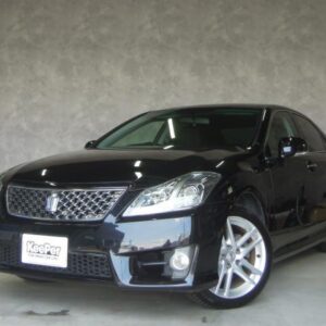 2010 Toyota Crown black gasoline used car Japan export