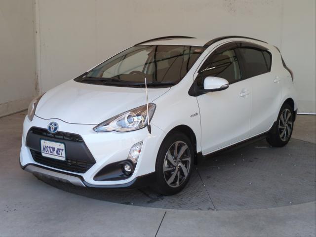 Ref:AUX-25112752 TOYOTA AQUA 2016 1 2016 Toyota Aqua pearl hybrid used car Japan export