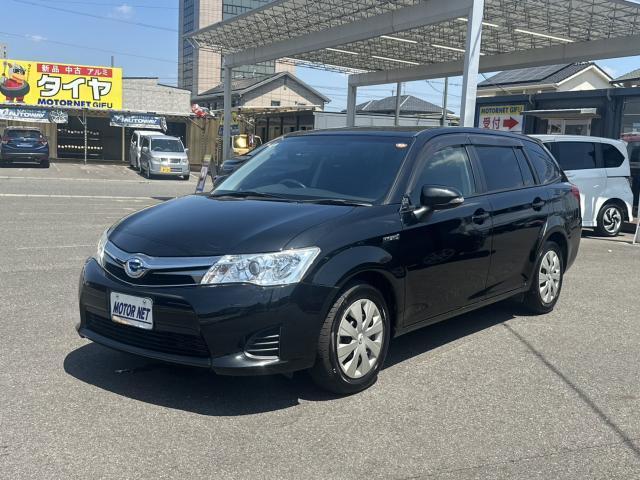 Ref:AUX-25112783 TOYOTA COROLLA FIELDER 2013 1 2013 Toyota Corolla Fielder black hybrid used car Japan export